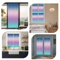 thumbnail image 6 of Blue Purple Window Privacy Film Pink Teal Gradient Decorative Glass Window Film UV Blocking Static Cling Non-Adhesive Sticker Covering for Home Door 19.6 x 39.3 inches, 6 of 8
