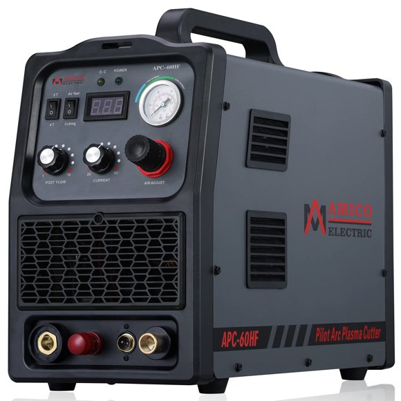 Amico APC-60HF, 60 Amp Non-touch Pilot Arc Air Plasma Cutter, 100-250V Wide Voltage Cutting Machine, 1.0 inch Clean Cut