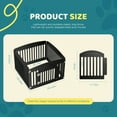 thumbnail image 3 of 4 Panel/6 Panel Plastic Pet Playpen With Lockable Door And Non-Slip Bottom,24Inch Puppy Playpen Suitable For Small To Medium Pets,Portable Indoor Outdoor Puppy Pen,Lightweight Combination Dog Fence, 3 of 6