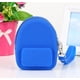 thumbnail image 3 of Bolso simple de silicona para auriculares, mini bolso escolar, monedero de almacenamiento portátil, billetera pequeña para niños, 3 of 5