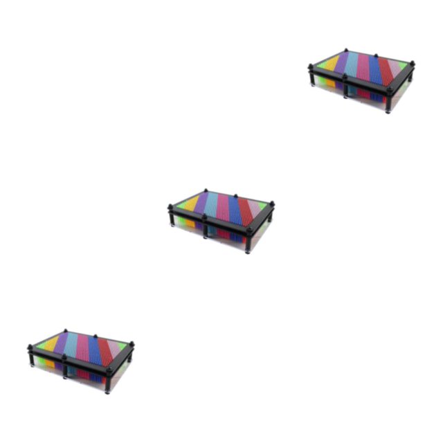Baohd Colorful And Changeable Needles For Customized 3D Three-dimensional Clones Desktop Decorations Small black backgrou 3Set