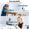 thumbnail image 3 of Dual Band Wifi Baby Monitor, 3MP Wireless Security Camera, Indoor Pet Cameras with Phone APP, 3 of 10