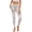 Bunny Ears Eggs Flower Pink, variant on Easter Eggs Floral Paw Yoga Leggings for Women Yoga Pants with Pockets Athletic Tights Soft Basic Pants Casual Active Yoga Leggings for Workout Sports Disco Party, M
