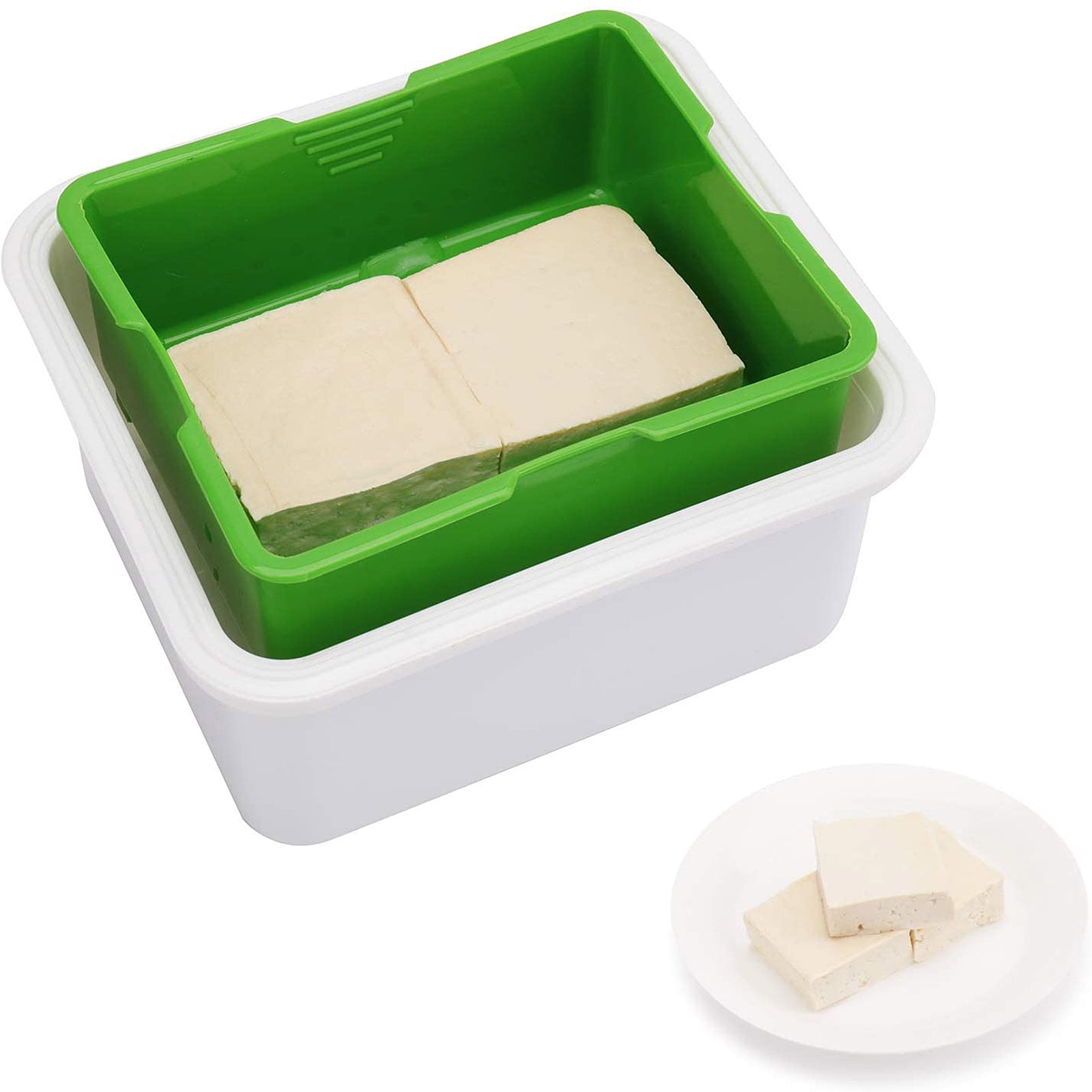 Tofu Press Marinating Dish Removes Moisture From Tofu Automatically N1B3 