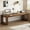 Walnut, variant on Tribesigns Two Person Desk, 86.61-Inch Extra Long Desk, Double Computer Writing Table, Natural Wood Grain
