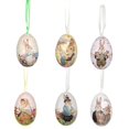 thumbnail image 2 of Easter Egg Hanging Colorful And Varying Sized Foam Easter Egg Decorative Eggs DIY Craft Styles Featuring Rabbit And Patterns Suita, 2 of 3