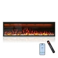 thumbnail image 5 of Mondawe 60" Electric Fireplace  Insert/Wall Mount, Remote/Alexa/App Control, Low Noise, Timer, Touch Screen, Adjustable Lights & Flames, 5 of 12