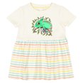 thumbnail image 3 of Inktastic Tiny, Cute Chameleon Girls Baby Dress, 3 of 5