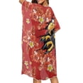 thumbnail image 4 of HELLHERO Polyester Bathing Suit Cover Up for Party Showcase Feminine Charm Comfort Eagle Floral, 4 of 6