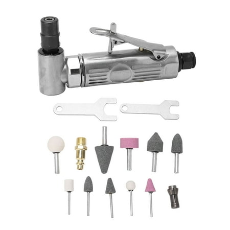 

90 Degree Air Die Grinder Right Angle Pneumatic Engraving Machine with Grinding Head Set
