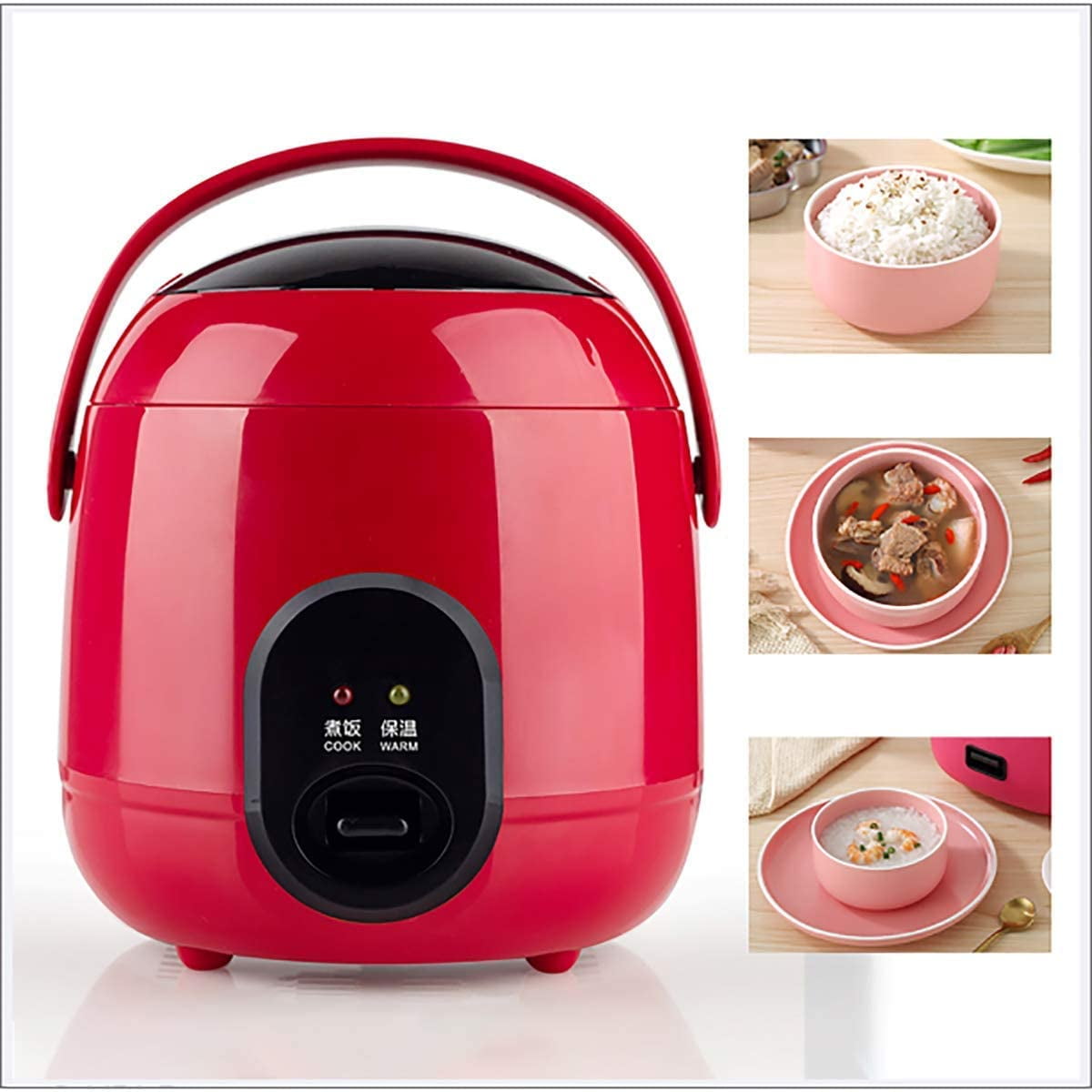 Mini Rice Cooker Steamer Rice Cooker PremiumQuality Inner Pot (1.2l