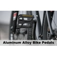 thumbnail image 2 of Bicycle Pedals 9/16 Inch, Lightweight MTB Pedals with Non-Slip Grips - Compatible with BMX, Mountain, Commuter & Fitness Bikes, Universal Fit Adult Bike Pedals - Black, 2 of 8