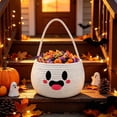 thumbnail image 5 of AZXY Halloween Baskets, Crochet Ghost Shaped Boo Basket, Trick or Treat Storage Tote for Girls Boys Women Adults, Decor Candy Organizer, Empty Halloween Gift Basket for Holiday Party Decor, 5 of 7