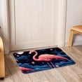 thumbnail image 6 of Flamingo Polyester Non-Slip Office Mat & Kitchen Rug, Machine Washable Door Mats, 6 of 6