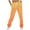 Orange #A, variant on Fartey Gradient Sweatpants for Women Elastic Waist Drawstring Lounge Athletic Pants Casual Comfy Warm Fleece Jogger Sweatpant with Pockets Wine M