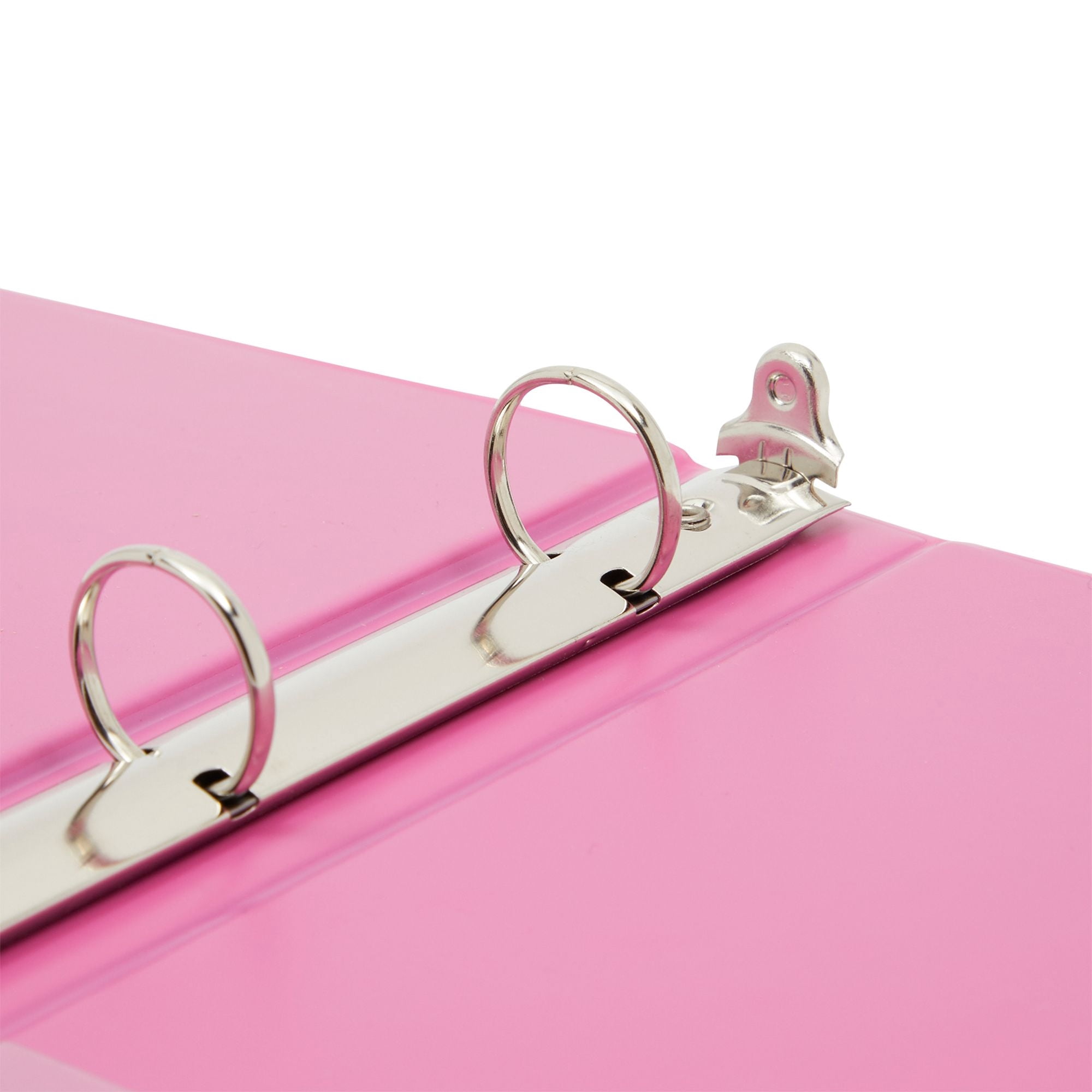 6 Pack Mini Pink 3 Ring Binder for 5.5 x 8.5-Inch Paper, 1-Inch Round Rings, School and Office Supplies
