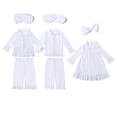 thumbnail image 5 of Pijamas suaves para niños, festival, para niñas y niños, pijamas navideños de franela de terciopelo, accesorios de vestir, conjunto a juego, 5 of 5