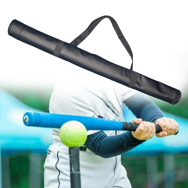 Baseball Bat Stick Bag Bat Backpack Equipment Bags Stick Cover Baseball Backpack Leather Backpack Oxford Cloth Portable Dual-use 65CM for 25inch