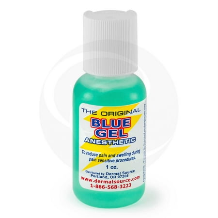 Lidocaine Blue Gel Tattoo Numbing Topical Anesthetic Cream Gel - 1