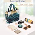 thumbnail image 5 of FORMRS Womens Corduroy Tote Bag Crossbody Shoulder Handbag with Pocket, Blue Mountains, 5 of 7