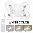 thumbnail image 3 of Kieccall LED Fan Light Remote Control E27 Socket High Power Foldable Wide Voltage Lamp for Home Ceiling, 3 of 5