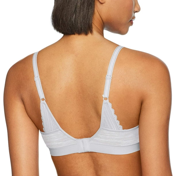 Hanes Womens Ultimate ComfortBlend T-Shirt Unlined Wirefree Bra, 2XL