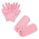 thumbnail image 5 of juego de calcetines y guantes de gel hidratantes de uso interno para blanquear y suavizar manos con pies agrietados (rosa), 5 of 5