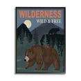 thumbnail image 2 of Stupell Industries Wild & Free Adventure Scene Mountain Forest Wildlife Graphic Art Gray Framed Art Print Wall Art, Design by Lisa Whitebutton, 2 of 5