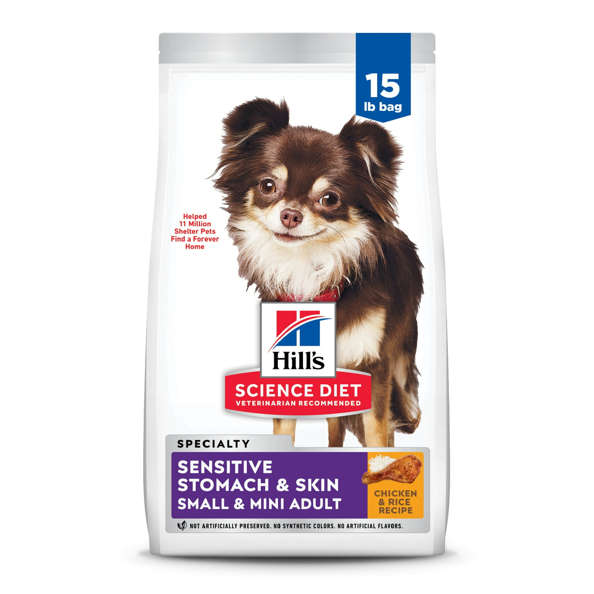 Hill's Science Diet Sensitive Stomach & Skin Chicken Dry Dog Food, 15lb Bag