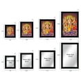 thumbnail image 4 of IBA Indianbeautifulart Hanuman Sitting In Ram Darbar Picture Frame Religious Poster Black Wall Frame Deity&nbsp;Photo&nbsp;Frame Wall Decor&nbsp;For Home/ Office/ Temple, 4 of 7