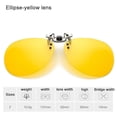 thumbnail image 6 of TOP-MAX Clip-on Polarized Sunglasses, Night Driving Glasses Clip, UV400 Protection Anti Glare (2pcs, Ellipse-Yellow), 6 of 7