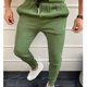 thumbnail image 2 of Hombres Casual Trendy Solid Lace-Up Elástico Lápiz Pantalones Pantalones de Chándal Pantalones Odeerbi ODB-6, 2 of 7
