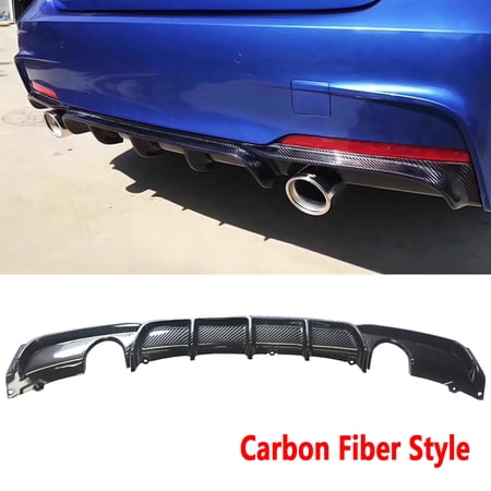 NINTE Rear Diffuser for BMW 3-Series F30 / F31 12-18 M Sport Carbon Fiber Style