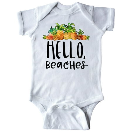 

Inktastic Hello Beaches Group of Pineapples Gift Baby Boy or Baby Girl Bodysuit