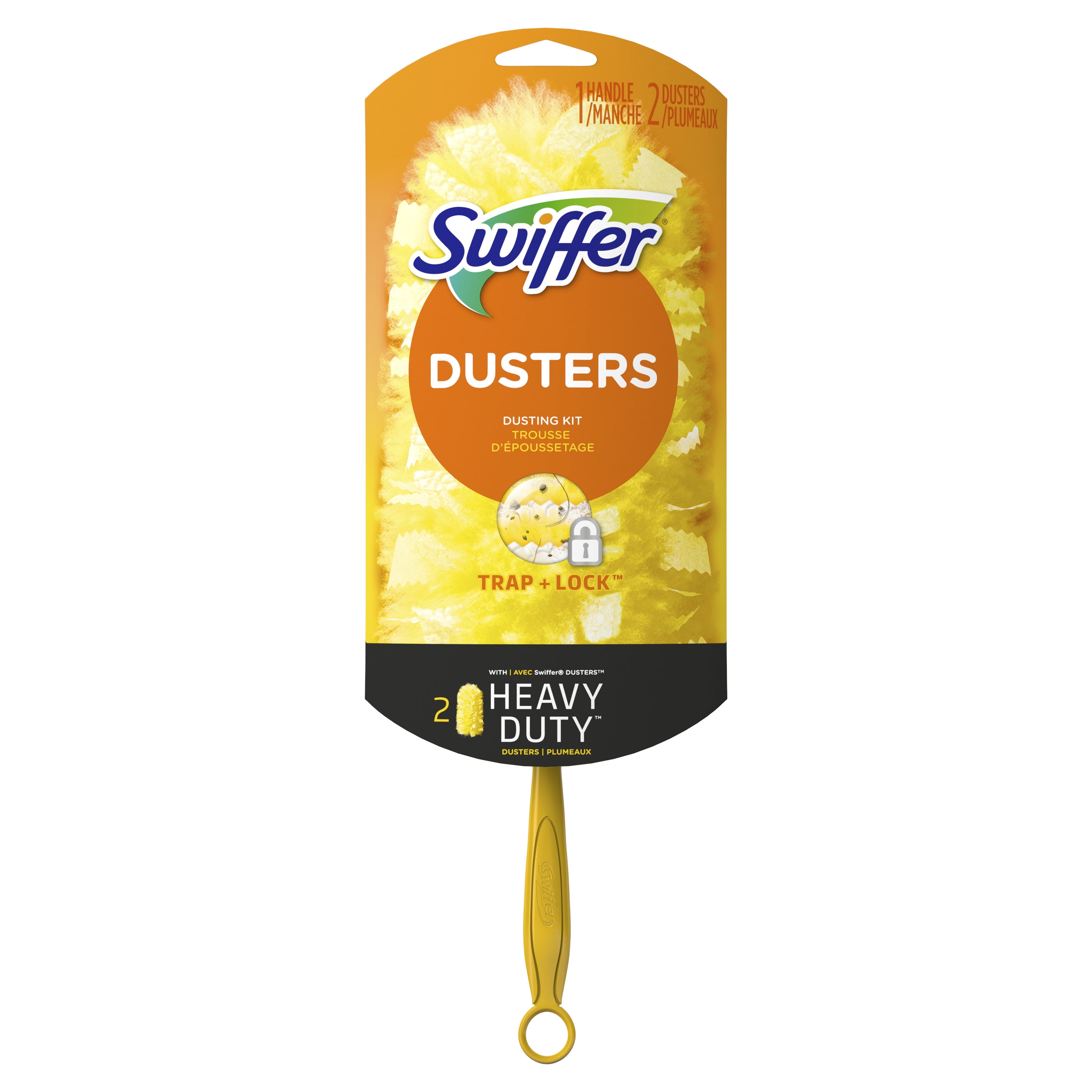 Swiffer Dusters Heavy Duty Short Handle Dusting Kit (1 Handle, 2 Dusters) - Walmart.com
