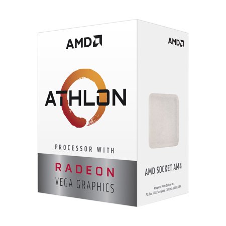 AMD Athlon 3000G Desktop Processor with Radeon Graphics, Silver