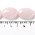 thumbnail image 5 of 2strands Natural Rose Quartz Beads Strands Flat Oval 25x18x8~9mm Hole: 0.9~1mm about 8pcs/strand 7.72''~7.87''(19.6~20cm), 5 of 5