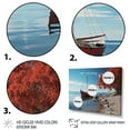 thumbnail image 3 of Designart "Reflecting Coastline II" Nautical & Beach Canvas Wall Art, 3 of 5