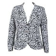 thumbnail image 1 of ITFABS Veste de Costume pour Femmes, Cardigan Imprimé Motif Léopard à Manches Longues, 1 of 6