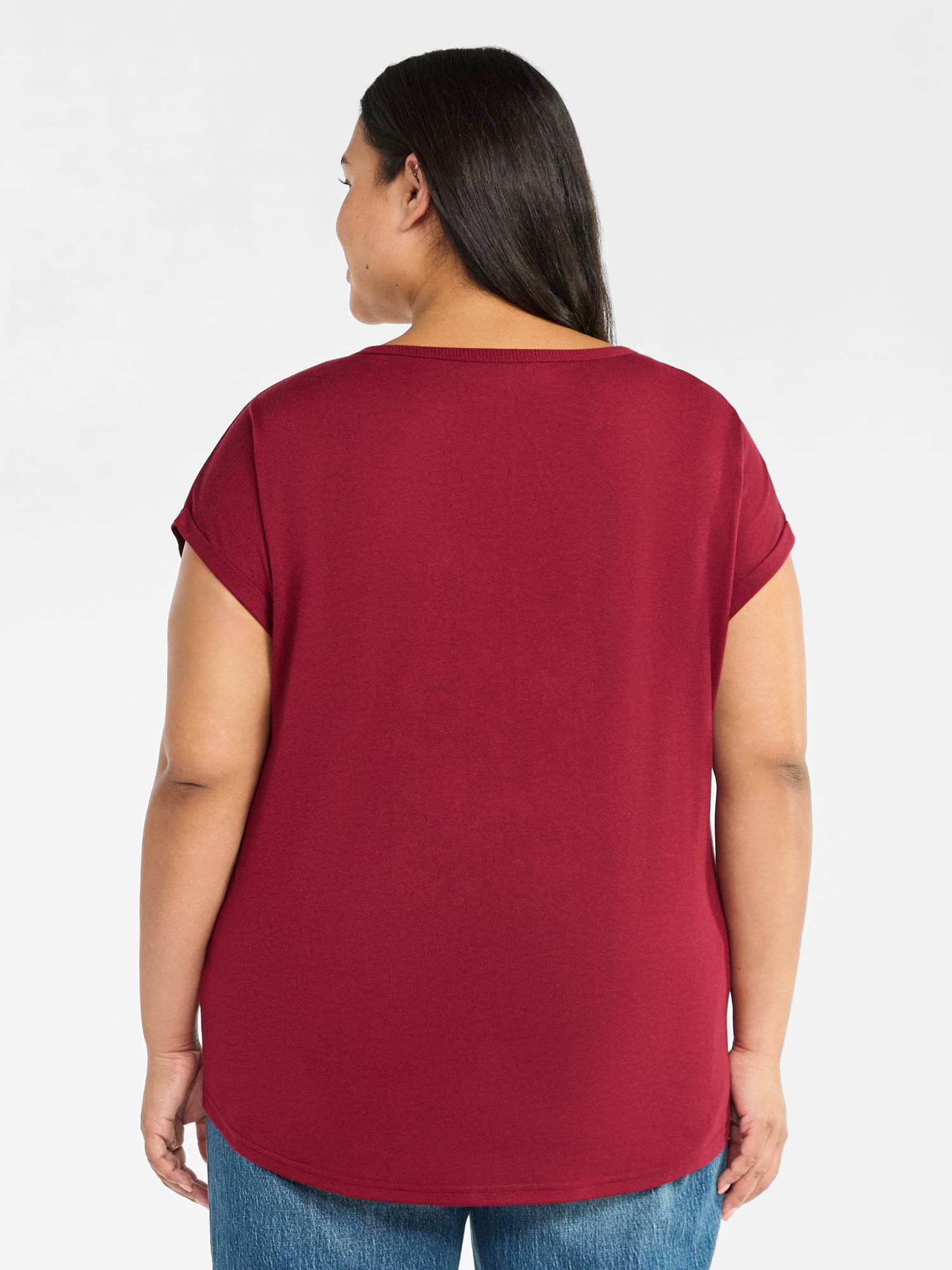 Terra & Sky Women's Plus Graphic T-Shirt, Rolling Stones, Sizes 0X-4X