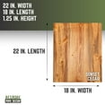 thumbnail image 5 of Restore Sunset Cedar Solid Wood End Tabletop, 5 of 9