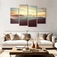 thumbnail image 2 of Elephant Stock Haleakala Morning Sky Wall Art - Horizontal Multi Panel Canvas - Living Room Wall Decor - Nature Multi Panel - Blue And Brown Decor - 84" x 54", 2 of 8