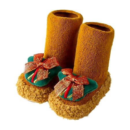 

Christmas Baby Socks Toddler Boys Girls Children Socks Soft Sole Non Slip Toddler Shoes Socks Princess Socks Floor Socks