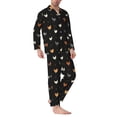 thumbnail image 2 of Fotbe Funny Chicken Pattern Long Sleeve Pajama Set for Men,Sleepwear Set,2-piece Loungewear Set,Soft PJs Comfy Nightwear with Pockets-Large, 2 of 7
