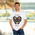 thumbnail image 4 of TOGETHER FOREVER Romantic Skulls Unisex Garment-Dyed T-shirt, 4 of 10