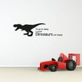 thumbnail image 3 of Go To Sleep Dinosaur Trex Life Postive Quote Cartoon Wall Sticker Art Decal Girls Boys Room Bedroom Nursery Kindergarten House Fun Home Decor Stickers Wall Art Vinyl Decoration Size (20x40 inch), 3 of 3