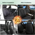 thumbnail image 2 of AOMSAZTO Car Seat Covers Front Seat Fit for Toyota RAV4 2007-2024 2025: Waterproof Leather Automotive Seat Cushion Protector（2 Seat Black), 2 of 5