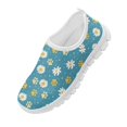thumbnail image 5 of Psesaysky Dog Paw Daisy Print Casual Shoes Walking Shoes for Little Girls Breathable Comfortable Loafers Size 11-15, 5 of 7