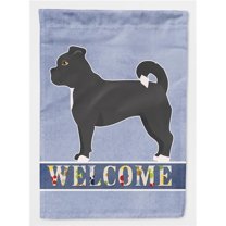 Black Chug Welcome Flag Canvas House Size