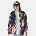 thumbnail image 2 of Fotbe Astronaut Floating purple Space Chaqueta con Protección Solar UPF 50+ para Hombre y Mujer, Camisa con Capucha y Bolsillos-Small, 2 of 7